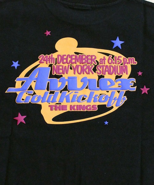 AVIREX(アヴィレックス)の「GOLD KICKOFF PUFF PRINT T-SHIRT(Tシャツ/カットソー・メンズ・ホワイト/ブラック・XXL/M/XL/L)」の16枚目の写真