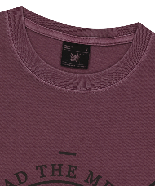 BROWNBREATH(ブラウンブレス)の「STAMP TAG PIGMENT TEE - BURGANDY(Tシャツ/カットソー・レディース・その他・SMALL/MEDIUM/LARGE/X-LARGE)」の2枚目の写真