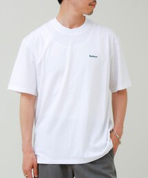 Barbour(�o�u�A�[)�́yBARBOUR/�o�u�A�[�zLOGO OS T-SHIRT(T�V���c/�J�b�g�\�[)