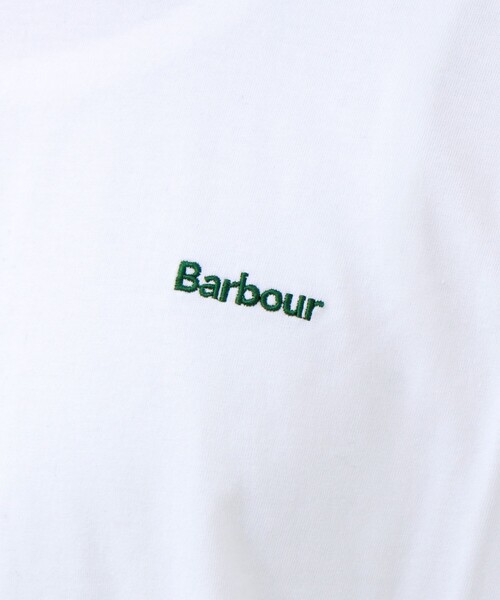Barbour(バブアー)の「【BARBOUR/バブアー】LOGO OS T-SHIRT(Tシャツ/カットソー・メンズ・グレイッシュブルー/ホワイト/ネイビー/ブラック・40/38)」の10枚目の写真