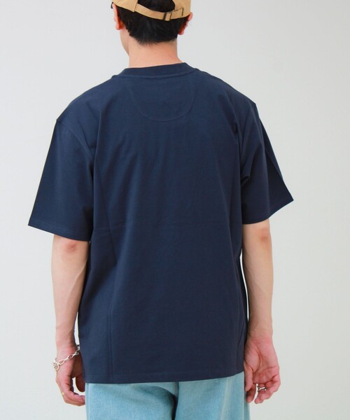 Barbour(バブアー)の「【BARBOUR/バブアー】LOGO OS T-SHIRT(Tシャツ/カットソー・メンズ・グレイッシュブルー/ホワイト/ネイビー/ブラック・40/38)」の14枚目の写真