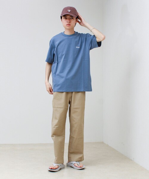Barbour(バブアー)の「【BARBOUR/バブアー】LOGO OS T-SHIRT(Tシャツ/カットソー・メンズ・グレイッシュブルー/ホワイト/ネイビー/ブラック・40/38)」の17枚目の写真