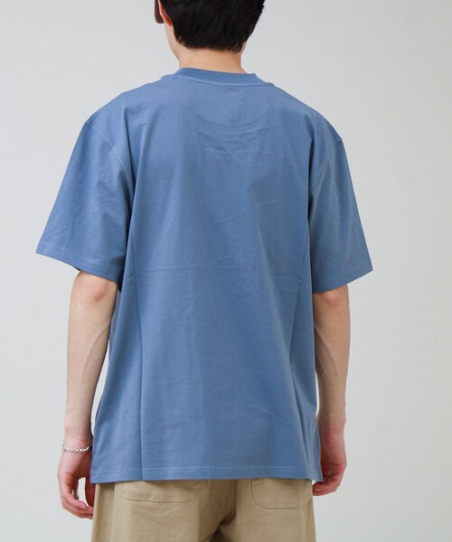 Barbour(バブアー)の「【BARBOUR/バブアー】LOGO OS T-SHIRT(Tシャツ/カットソー・メンズ・グレイッシュブルー/ホワイト/ネイビー/ブラック・40/38)」の20枚目の写真