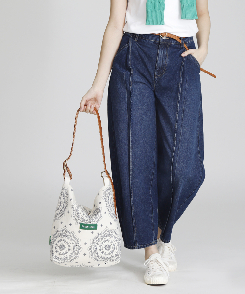 GREEN STUFF(グリーンスタッフ)の「belted bag B2 - paisley ivory(ショルダーバッグ・レディース・その他・FREE)」の7枚目の写真