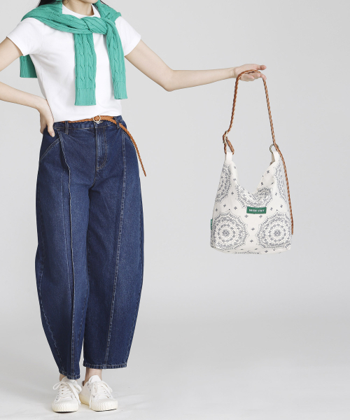 GREEN STUFF(グリーンスタッフ)の「belted bag B2 - paisley ivory(ショルダーバッグ・レディース・その他・FREE)」の8枚目の写真