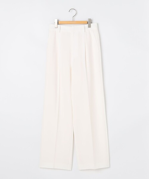 NOLLEY’S Sophi(ノーリーズソフィ)の「《セットアップ対応》ウォッシャブルドライツイルワイドパンツ(その他パンツ・レディース・ダークブラウン/ホワイト/ベージュ・36/34/38)」の15枚目の写真