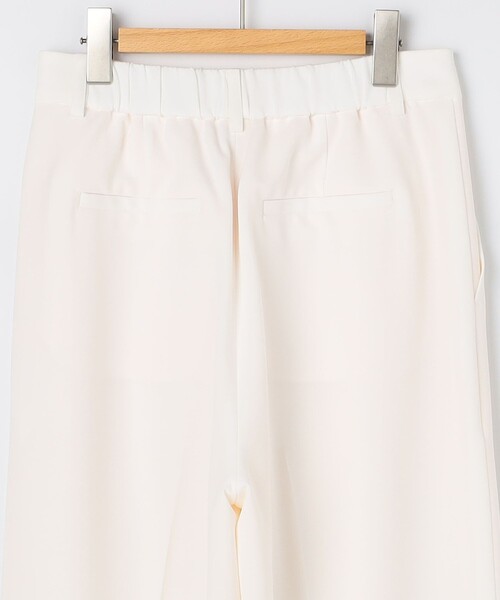 NOLLEY’S Sophi(ノーリーズソフィ)の「《セットアップ対応》ウォッシャブルドライツイルワイドパンツ(その他パンツ・レディース・ダークブラウン/ホワイト/ベージュ・36/34/38)」の9枚目の写真