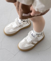 welleg（ウェレッグ）の「キッズ 面ファスナー ローカット スニーカー（スニーカー）」