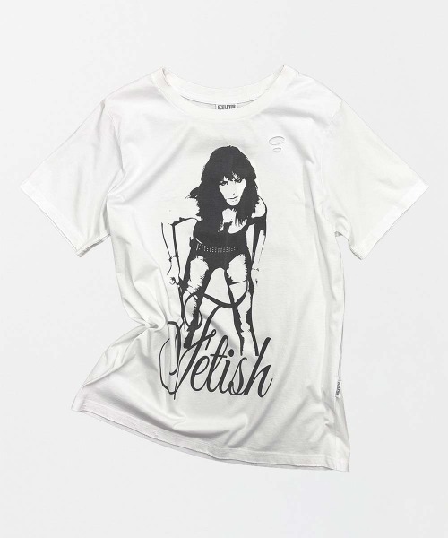 SCULPTOR(スカルプター)の「Distressed Muse Tee(Tシャツ/カットソー・レディース・ホワイト/グリーン/レッド・SMALL/MEDIUM/LARGE)」の11枚目の写真