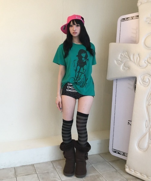 SCULPTOR(スカルプター)の「Distressed Muse Tee(Tシャツ/カットソー・レディース・ホワイト/グリーン/レッド・SMALL/MEDIUM/LARGE)」の17枚目の写真