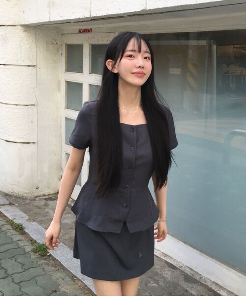 MICANE（ミケーネ）の「エルミニスカート（スカート・レディース・ブラック/チャコール・X-SMALL/SMALL/MEDIUM/LARGE/X-LARGE/XX-LARGE）」の3枚目の写真