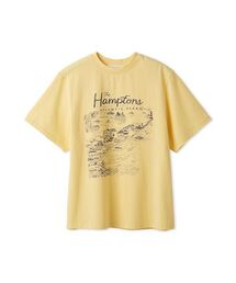 【UVカット】【接触冷感】MapPatternグラフィックTシャツ