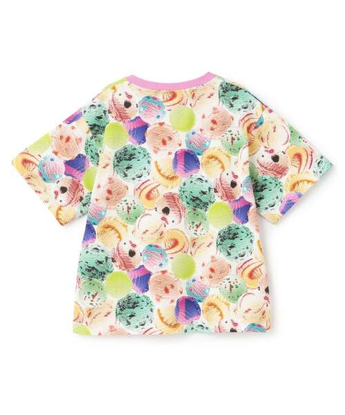 X-girl Stages(エックスガールステージス)の「【サーティワン アイスクリーム】アイスクリーム転写半袖Tシャツ(Tシャツ/カットソー・キッズ・カラフル・130cm/120cm/110cm/100cm/90cm/140cm)」の6枚目の写真