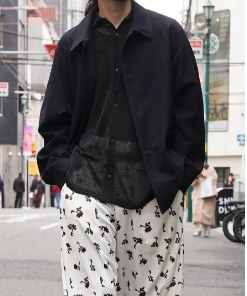 SHINYAKOZUKA(シンヤコヅカ)の「【SHINYAKOZUKA】 HOUSE PAINTER(シャツ/ブラウス・メンズ・ブラック・MEDIUM)」の8枚目の写真