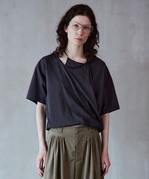 クロップドデニムトップス【MAISON SPECIAL/メゾンスペシャル】（T