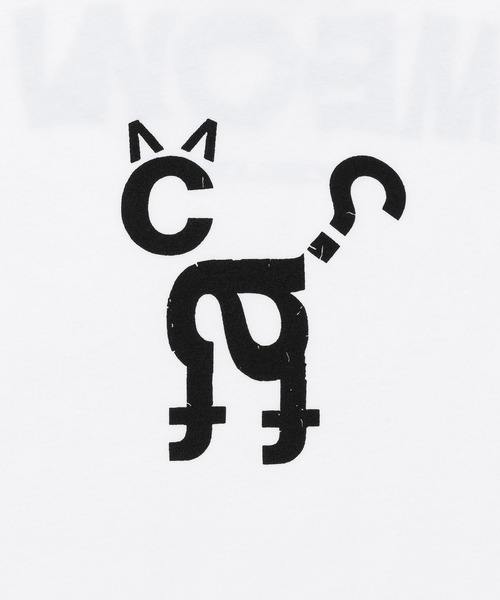 LOOSE JOINTS（ルーズジョインツ）の「MEOW（Tシャツ/カットソー・レディース・ブラック/ホワイト・SMALL）」の4枚目の写真