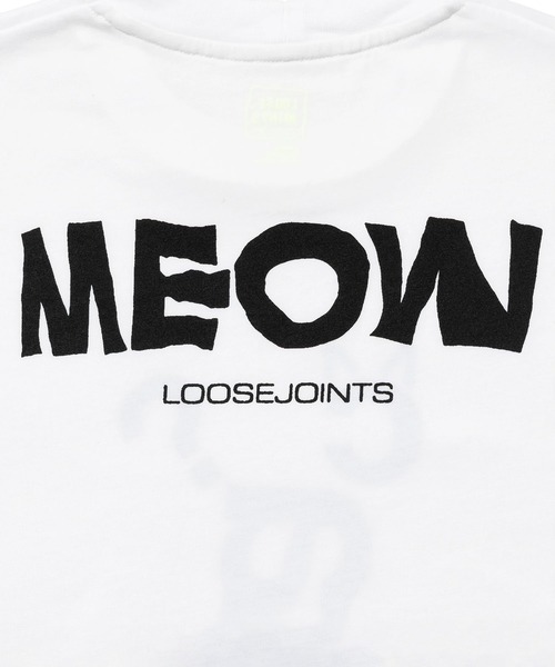 LOOSE JOINTS（ルーズジョインツ）の「MEOW（Tシャツ/カットソー・レディース・ブラック/ホワイト・SMALL）」の5枚目の写真