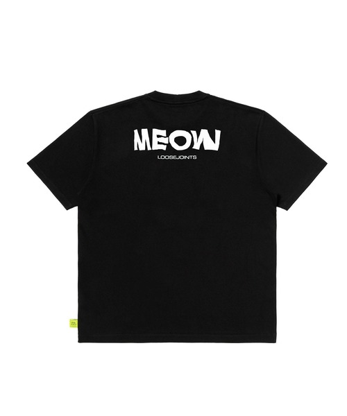 LOOSE JOINTS（ルーズジョインツ）の「MEOW（Tシャツ/カットソー・レディース・ブラック/ホワイト・SMALL）」の7枚目の写真