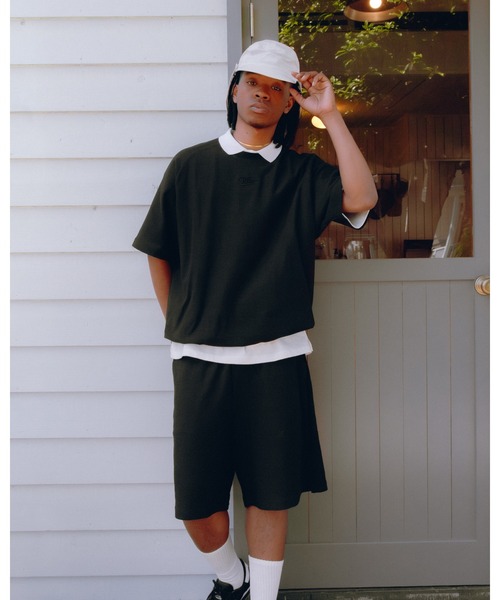 KEBOZ(ケボズ)の「COTTON MESH SHORTS(その他パンツ・メンズ・ホワイト/ブラック/ネイビー・M/L/XL)」の2枚目の写真