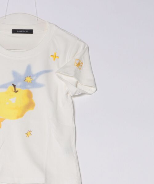 UP START(アップスタート)の「【LAMPOON】青りんごTシャツ(Tシャツ/カットソー・レディース・ホワイト・LARGE/SMALL)」の12枚目の写真
