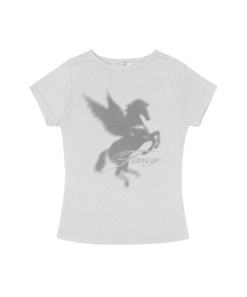 FANCY CLUB(ファンシークラブ)の「シェドウペガサスT(グレー)F26QB070(Tシャツ/カットソー・レディース・その他・ONE)」の4枚目の写真