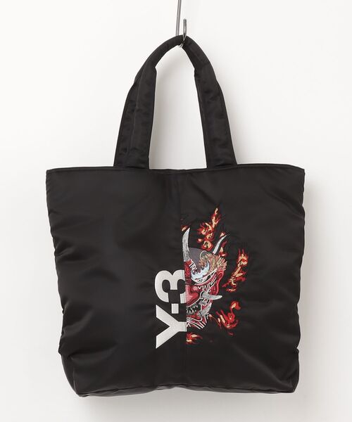 Y-3(ワイスリー)の「Y-3 GRAPHIC TOTE BAG(トートバッグ・メンズ・ブラック・ONE SIZE)」の4枚目の写真