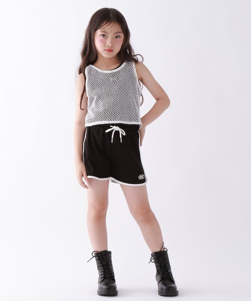 10C REPIPI(ジューシーレピピ)の「【10C REPIPI】【SETアイテム】メッシュタンク(タンクトップ・キッズ・ブラック/ピンク/オフホワイト・130cm/140cm/120cm)」の7枚目の写真