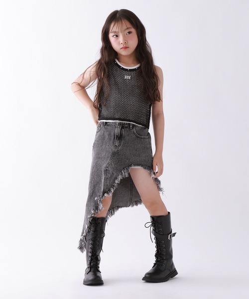 10C REPIPI(ジューシーレピピ)の「【10C REPIPI】【SETアイテム】メッシュタンク(タンクトップ・キッズ・ブラック/ピンク/オフホワイト・130cm/140cm/120cm)」の11枚目の写真