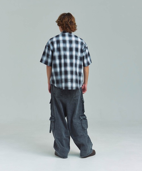 GALLIS ADDICTION（ガリスアディクション）の「GA Glitter Check S/S Shirt（シャツ/ブラウス・メンズ・ブラック/ピンク・FREE）」の19枚目の写真
