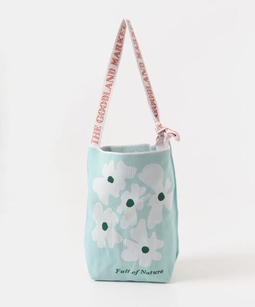 THE GOODLAND MARKET(ザグッドランドマーケット)の「『別注』KNT365×TGM FOURTY Nature(トートバッグ・レディース・ライトブルー/ブラウン・ONE)」の4枚目の写真