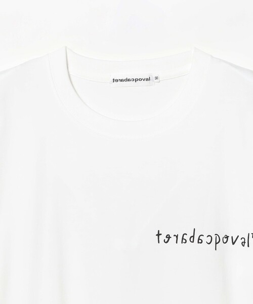 cabaret poval(キャバレーポバール)の「Cabaret Poval / YU NAGABA PCL TEE(Tシャツ/カットソー・メンズ・ホワイト/ブラック・M/L/XL)」の4枚目の写真