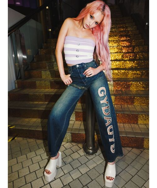 GYDA（ジェイダ）の「BASICチャンキーサンダル（サンダル・レディース・ブラック・SMALL/MEDIUM）」の3枚目の写真
