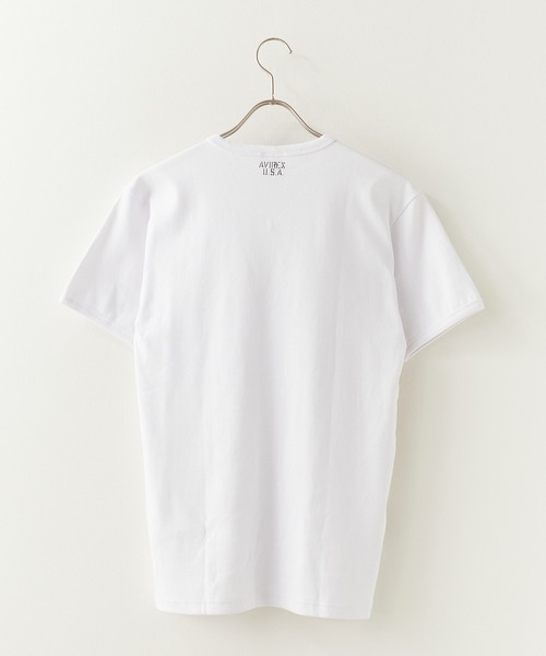 AVIREX(アヴィレックス)の「AVIREX/アビレックス DAILY S/S RIB V NECK TEE デイリー 半袖 リブ Vネック Tシャツ タイト スリムフィット メンズ レディース 秋 秋服 2026年秋冬(Tシャツ/カットソー・メンズ・ホワイト/ブラック/グレー/オリーブ/ロイヤルブルー/チャコール・S/M/L)」の10枚目の写真