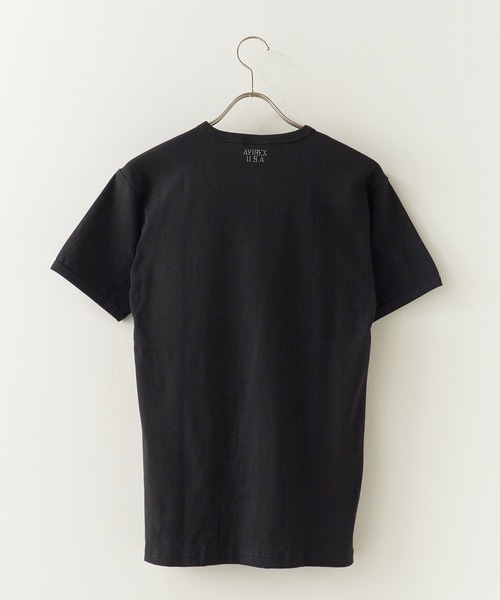 AVIREX(アヴィレックス)の「AVIREX/アビレックス DAILY S/S RIB V NECK TEE デイリー 半袖 リブ Vネック Tシャツ タイト スリムフィット メンズ レディース 秋 秋服 2026年秋冬(Tシャツ/カットソー・メンズ・ホワイト/ブラック/グレー/オリーブ/ロイヤルブルー/チャコール・S/M/L)」の11枚目の写真
