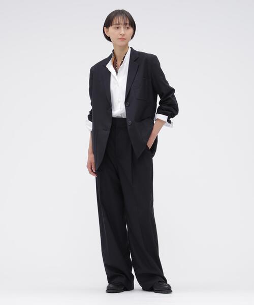 MARGARET HOWELL(マーガレットハウエル)の「SUMMER WOOL(その他パンツ・レディース・ブラック・2)」の1枚目の写真