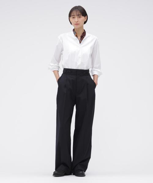 MARGARET HOWELL(マーガレットハウエル)の「SUMMER WOOL(その他パンツ・レディース・ブラック・2)」の2枚目の写真