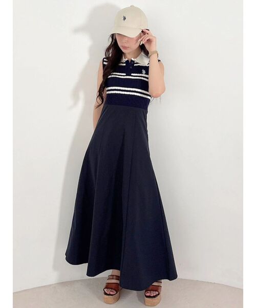 MERCURYDUO(マーキュリーデュオ)の「U.S. POLO ASSN.ツイルキャップ(キャップ・レディース・アイボリー/ブラック・FREE)」の11枚目の写真