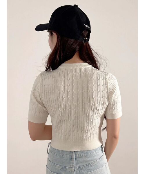 MERCURYDUO(マーキュリーデュオ)の「U.S. POLO ASSN.ツイルキャップ(キャップ・レディース・アイボリー/ブラック・FREE)」の13枚目の写真