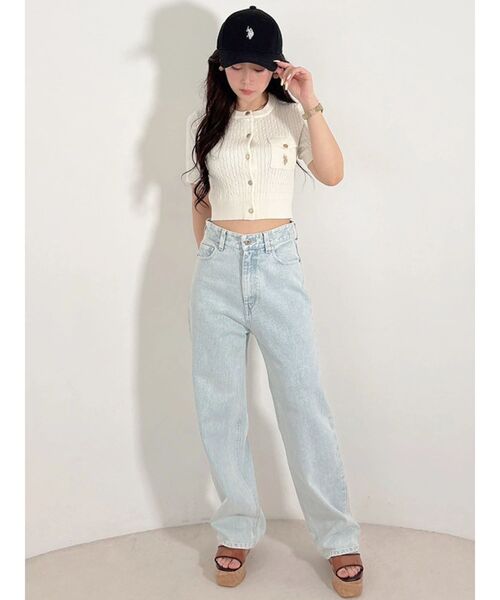 MERCURYDUO(マーキュリーデュオ)の「U.S. POLO ASSN.ツイルキャップ(キャップ・レディース・アイボリー/ブラック・FREE)」の14枚目の写真