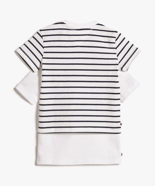 TOMMY HILFIGER(トミーヒルフィガー)の「BABY 2パックショートスリーブTシャツ(Tシャツ/カットソー・キッズ・マルチ・90/80cm/70cm)」の2枚目の写真