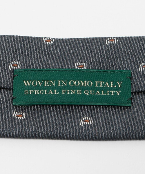 UNITED ARROWS（ユナイテッドアローズ）の「スモール ペイズリー ジャガード ネクタイ（ネクタイ・メンズ・ネイビー/ダークグレー・FREE）」の7枚目の写真