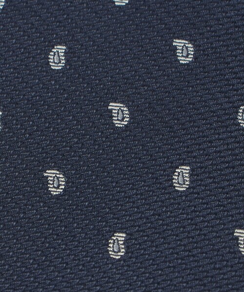 UNITED ARROWS（ユナイテッドアローズ）の「スモール ペイズリー ジャガード ネクタイ（ネクタイ・メンズ・ネイビー/ダークグレー・FREE）」の9枚目の写真