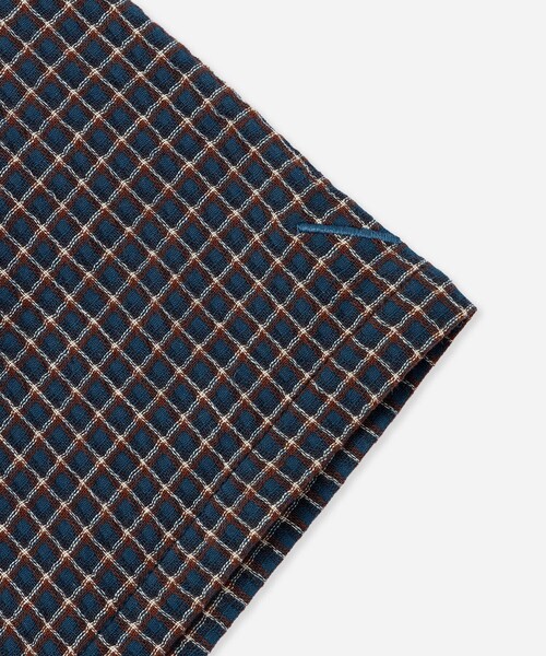 Saturdays NYC(サタデーズ ニューヨークシティ )の「Hester Palaka Shirt(シャツ/ブラウス・メンズ・オリーブ/ブルー/キナリ・L/S/M)」の10枚目の写真