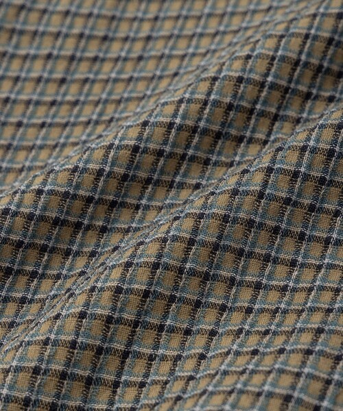 Saturdays NYC(サタデーズ ニューヨークシティ )の「Hester Palaka Shirt(シャツ/ブラウス・メンズ・オリーブ/ブルー/キナリ・L/S/M)」の12枚目の写真