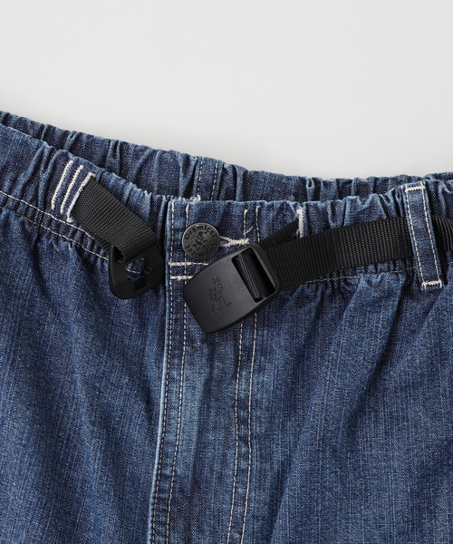 417 EDIFICE（フォーワンセブンエディフィス）の「Gramicci / グラミチ JAPANESE CHAMBRAY SHORT（その他パンツ・メンズ・ネイビー/ブルー・MEDIUM/LARGE/X-LARGE）」の4枚目の写真