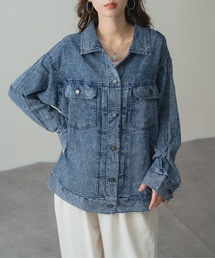 【refinedworks】ヴィンテージ 感漂う  デニム ビッグ シャツ ジャケット