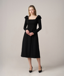 Audrey ribbon dress_Classic Black
