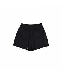 Wベーシックハイウエストミニスウェットショーツ (2colors)