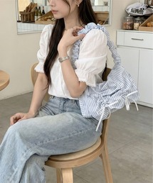 くしゅくしゅギャザーフラップショルダーバッグ