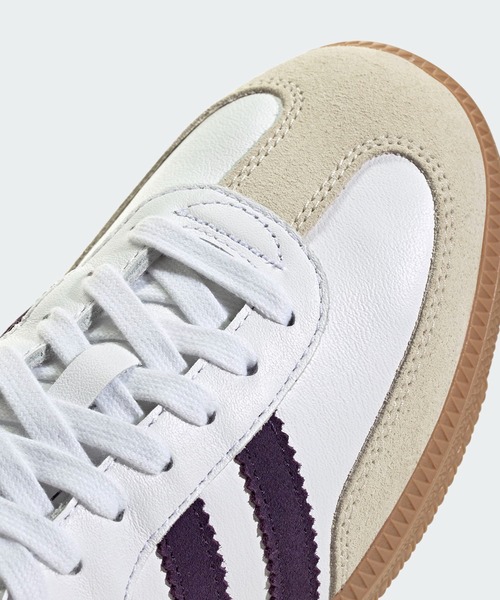 adidas(アディダス)の「サンバ OG / Samba OG / アディダスオリジナルス adidas Originals(スニーカー・レディース・ホワイト×パープル・28.0cm/23.5cm/24.0cm/24.5cm/23.0cm/22.0cm/22.5cm/26.5cm/27.0cm/26.0cm/25.5cm/25.0cm/27.5cm)」の5枚目の写真